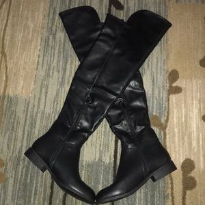 Black High Thigh Boots
